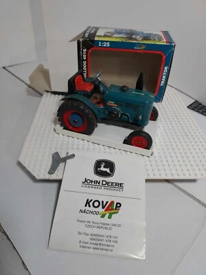 Lanz Bulldog 4016 1:25 Scale Wind Up Tin Tractor Toy Czech Republic RARE - Image 1 of 4