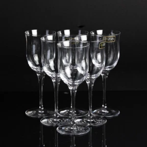 Cristal de Sévres Saint Germain Kristallglas Schnaps SET von 6 mid century - Picture 1 of 6