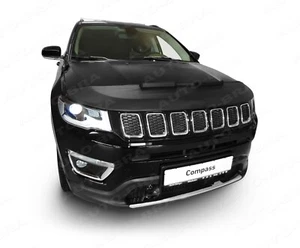 Auto CAR BRA compatibile con Jeep Compass da 2016 copri cofano protezione TUNING - Imagen 1 de 3