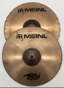 14" Meinl Raker 1 X Wavy Edge 1 X Smooth Cymbals - Picture 1 of 8