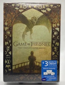 Game of Thrones: The Complete Fifth Season (DVD, 2015) New - SEALED - Imagen 1 de 2