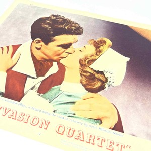 1961 Invasion Quartet Lobby Card Spike Milligan Bill Travers le Mesurier FL4