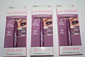 L.A. Colors Shadow SticksEyeshadow Stick C69196 Fashionista Lot Of 3 In Box - Picture 1 of 2