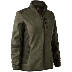 Deerhunter Lady Pam Bonded Fleece Ladies Jacket Graphite Green Size UK 8 To UK20 - Picture 1 of 11