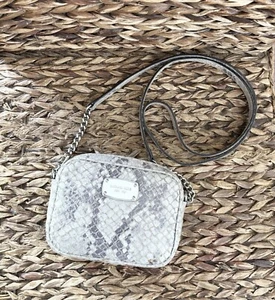 Michael Kors Snake Embossed Mini Crossbody Bag - Picture 1 of 6