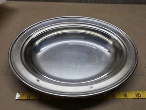 Lunt M-37 Oval Silver Plate Tray - Picture 1 of 8