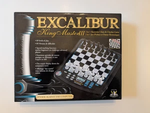 Komplettes Excalibur King Master III 2 in 1 elektronisches Schach- & Schachspiel 911E-3 - Bild 1 von 5