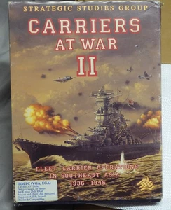 Vintage - Carriers at War 2 – PC Computer War Game - 1993 - Strategic Studies - Picture 1 of 14