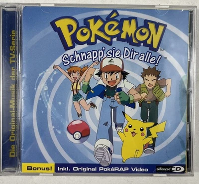 Pokemon Soundtrack CD Schnapp sie Dir alle! TV Serie 1999 Pokémon Original Musik - Bild 1 von 4