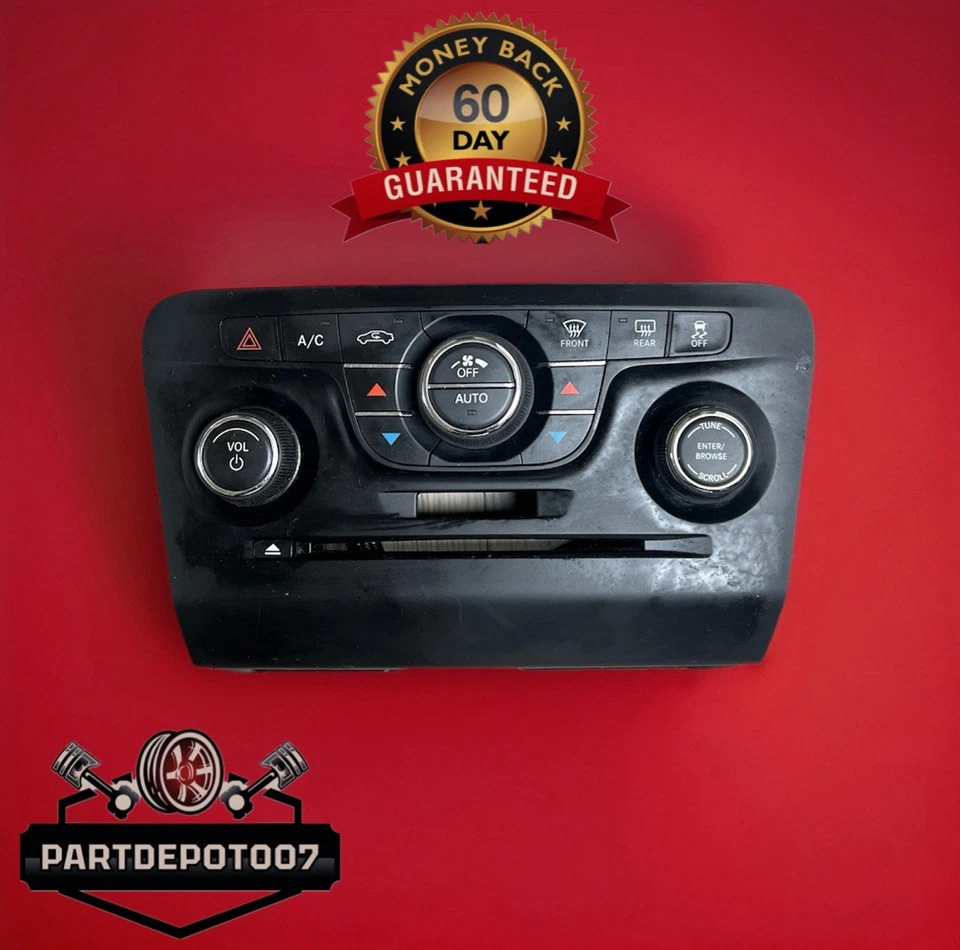 2011-2014 DODGE ЗАРЯДНОЕ УСТРОЙСТВО AC НАГРЕВАТЕЛЬ КОНТРОЛЬ КЛИМАТ-КОНТРОЛЬ КОНТРОЛЬ ТЕМПЕРАТУРЫ - Изображение 1 из 4