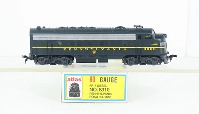 HO Scale Atlas / Roco #8310 Pennsylvania RR FP7 Diesel Locomotive #9865 - Image 1 of 4