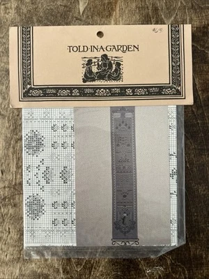 Told In A Garden "Family Treasure III" Cross Stitch Pattern Amish Sampler NEW - Image 1 of 3