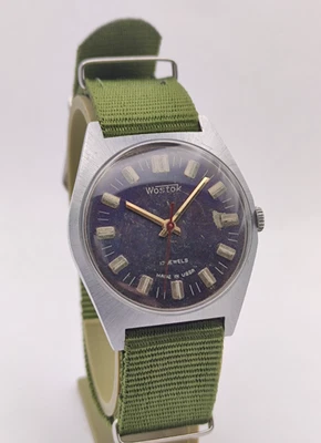 Reloj Vintage Vostok Wostok 2409 A URSS SOVIET HOMBRES OTAN Correa Mecánica Años 70 Foto 1 de 4