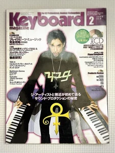Prince feature Keyboard Magazine February 2000 with CD and band sheet music - Picture 1 of 8