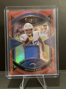 2024 Panini Select - Rookie Swatches Brenden Rice #RS-BRE Red Prizm (RC) - Bild 1 von 2
