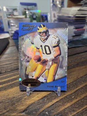 2000 Quantum Leaf #343 Tom Brady 新秀 NFL 爱国者队 密歇根 RC MVP 山羊传奇 — 第 1/2 张图片