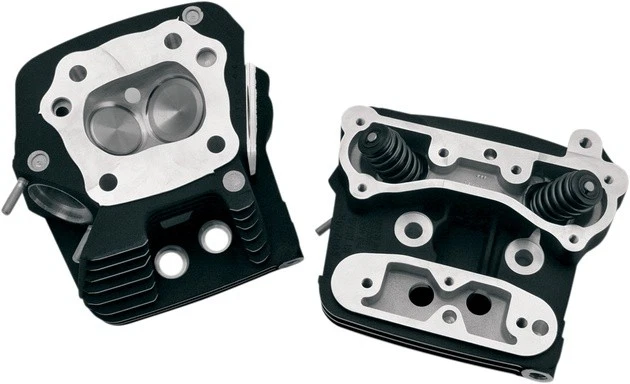 S&S Performance Cylinder Heads 82cc Black Harley Evolution Big Twin Black Foto 1 de 1