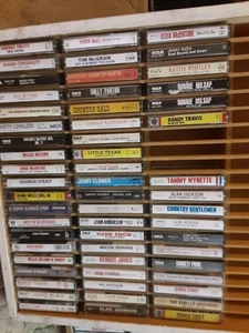 Vintage Cassette tapes Country Western Bluegrass build your own lot - Picture 1 of 1