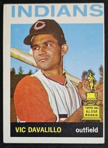 1964 Topps #435 Vic Davalillo Cleveland Indians - EX - Bild 1 von 2