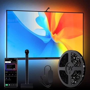 TV LED Hintergrundbeleuchtung mit AR-Sensor, 3M RGB Streifen Lichter für 32-50 Zoll PC, TV & - Bild 1 von 9