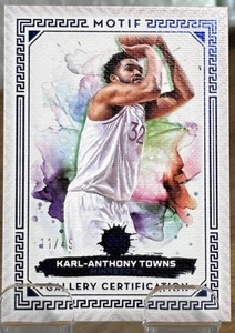 Karl Anthony Towns 2023-24 Topps Blue /49 Gallery Certification #5 - Bild 1 von 2