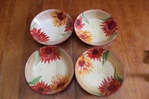 Pfaltzgraff Evening Sun Hand Painted 8" dia. Individual Salad Bowls Set of 4 EUC - Picture 1 of 7