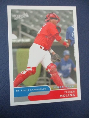 YADIER MOLINA 2004 Topps Bazooka  #275 ROOKIE Throwing St Louis Cardinals RC - Image 1 of 2