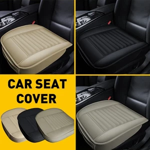 PU Leather Car Front Cover Cushion Seat Protector Half Full Surround Universal - Picture 1 of 35