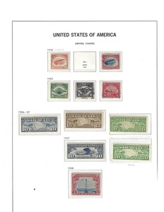 Silk's Stamps - GREAT USA Airmail Collection (1918-1958) - MNH Baby Zeppelin! - Picture 1 of 5