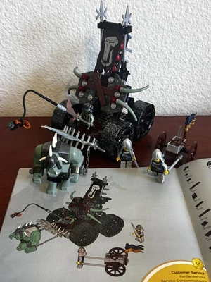 LEGO Castle: Troll Assault Wagon (7038) Completo con Instrucciones 2008 Fantasía  Foto 1 de 4