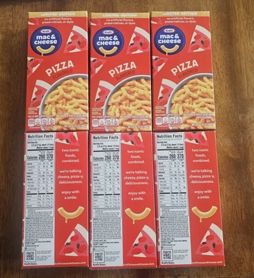6 cajas de Mac y queso con sabor a pizza Kraft de 7,25 oz - edición limitada  Foto 1 de 3