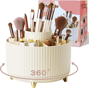 360° Rotate Makeup Brush Holder Organizer, Makeup Organizers Countertop, Makeup - Picture 1 of 8