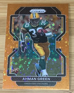 2021 Panini Prizm Ahman Green Orange Disco #145 Green Bay Packers - Imagen 1 de 6