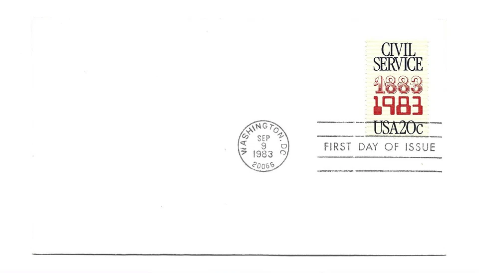 2053 Civil Service Centennial, uncacheted, FDC - Image 1 of 1