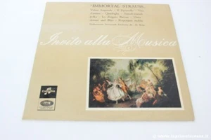33 GIRI INVITA ALLA MUSICA IMMORTAL STRAUSS QIMX 7031 VINILE LP VINTAGE - Foto 1 di 2