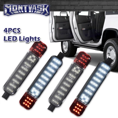 Fit For 1997+ Chevrolet GMC C/K Tahoe Yukon LED Door Courtesy Light Lamps — 第 1/4 张图片