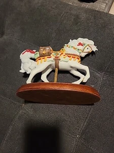 Vintage Lennox Pferd Figur Statue Nordpol Express Handarbeit 1999 - Bild 1 von 3