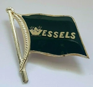 Wessels Co kleine Untersetzer Deutsche Reederei Emaille Stab Mützenabzeichen - Emden - Bild 1 von 3