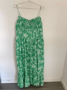 Abito midi a strati corsetto AMERICAN EAGLE taglie forti 2XL nuovo con etichette - Foto 1 di 7