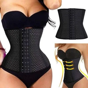 UK Slimming Body Waist Shaper Training Trainer Tummy Cincher Girdle Corsets Belt - Picture 1 of 32