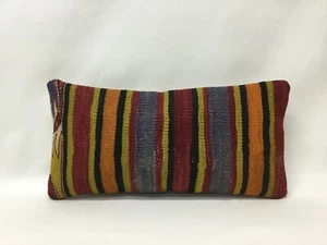 8''x16'' Pillow,striped Pillow,Small Pillow Covers,Natural Pillows 20x40cm - Picture 1 of 6