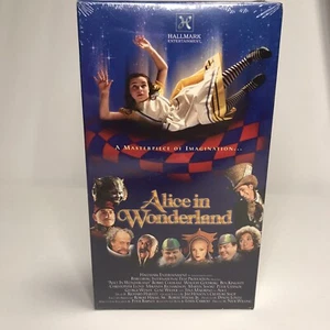 Alice In Wonderland VHS Tape 1999 Sealed Hallmark Entertainment Whoopi Goldberg - Picture 1 of 4