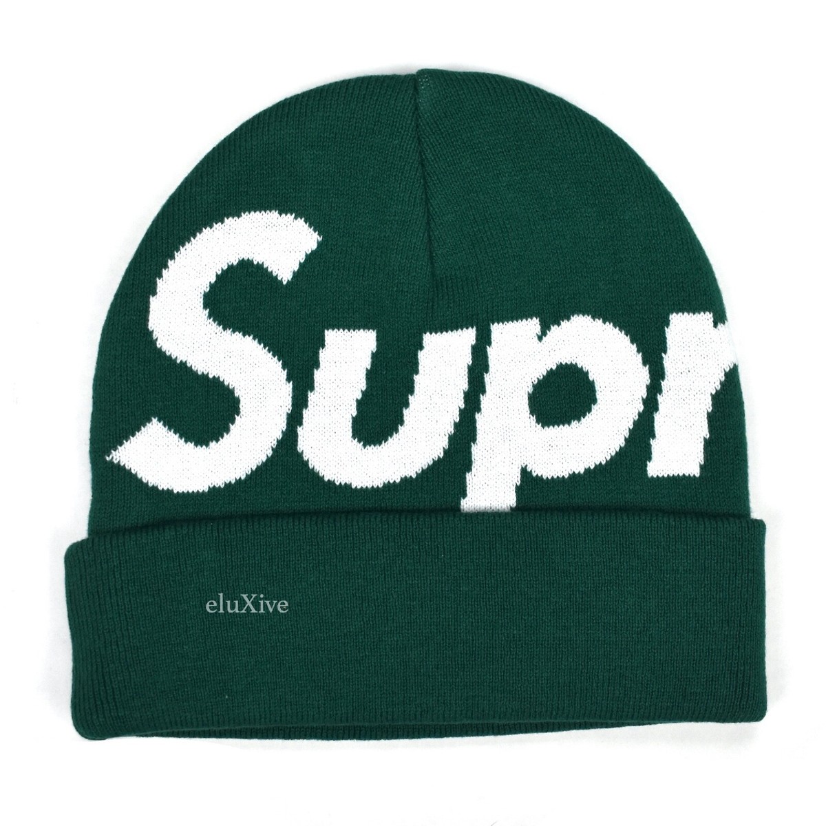 帽子 Supreme Big Logo Beanie Light Olive Supreme Big Logo Beanie Light Olive