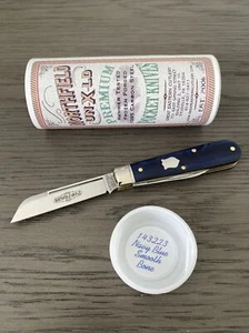 GEC #14 Gentlemen’s Jack Navy Blue Smooth Bone Northfield Sheepfoot 143223 - Picture 1 of 13