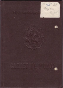 Romania, 1961, Employment Record / Work Book - RPR - Picture 1 of 14