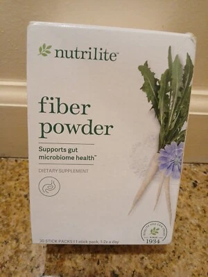 Amway Nutrilite™ Fiber Powder 30 Sticks Packs (see box Condition) Exp 09/2026 - Image 1 of 4