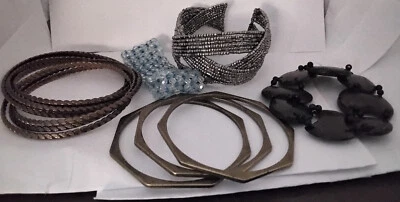 Lote de pulseras de 5 piezas: 1 puño, elástico-2, brazaletes-2 Foto 1 de 2