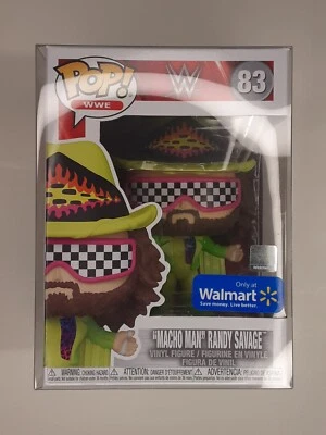 WWE Macho Man Randy Savage Verde ¡POP! Figura de vinilo 83 exclusiva de Walmart Foto 1 de 4