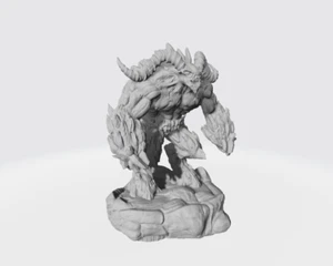 Henchman of Hell D&D compatible unpainted resin figure (91 x 69 x 67 mm) - Picture 1 of 1