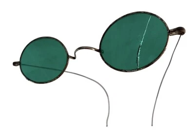 Lentes verdes redondas vintage hippie John Lennon - Imagem 1 de 4